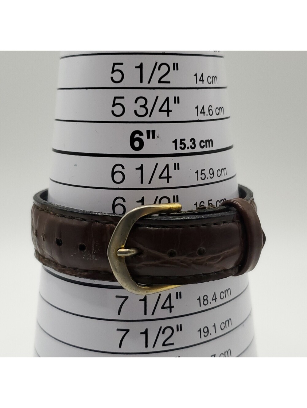 Homer Quartz Three Tone Bezel Watch New Battery 33mm Brown Leather Band - Picture 6 of 16